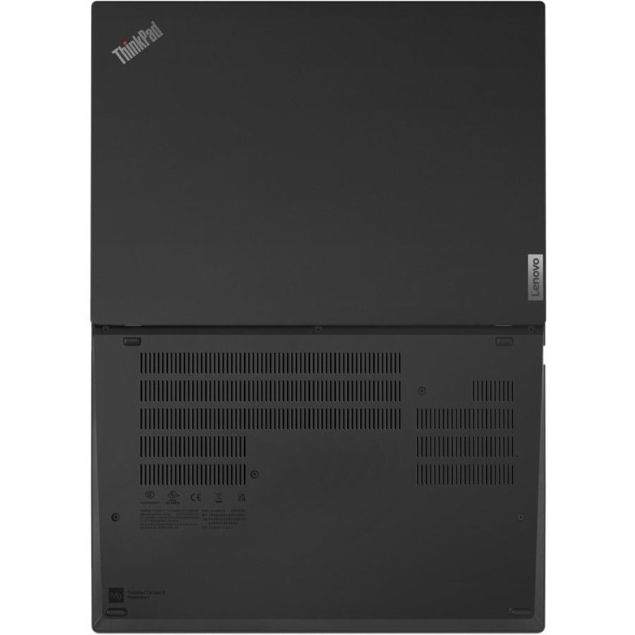 Lenovo ThinkPad T14 Gen 3 21AH00JNCA 14" Notebook - WUXGA - 1920 x 1200 - Intel Core i5 12th Gen i5-1245U Deca-core (10 Core) 1.60 GHz - 16 GB Total RAM - 16 GB On-board Memory - 512 GB SSD - Thunder Black 21AH00JNCA