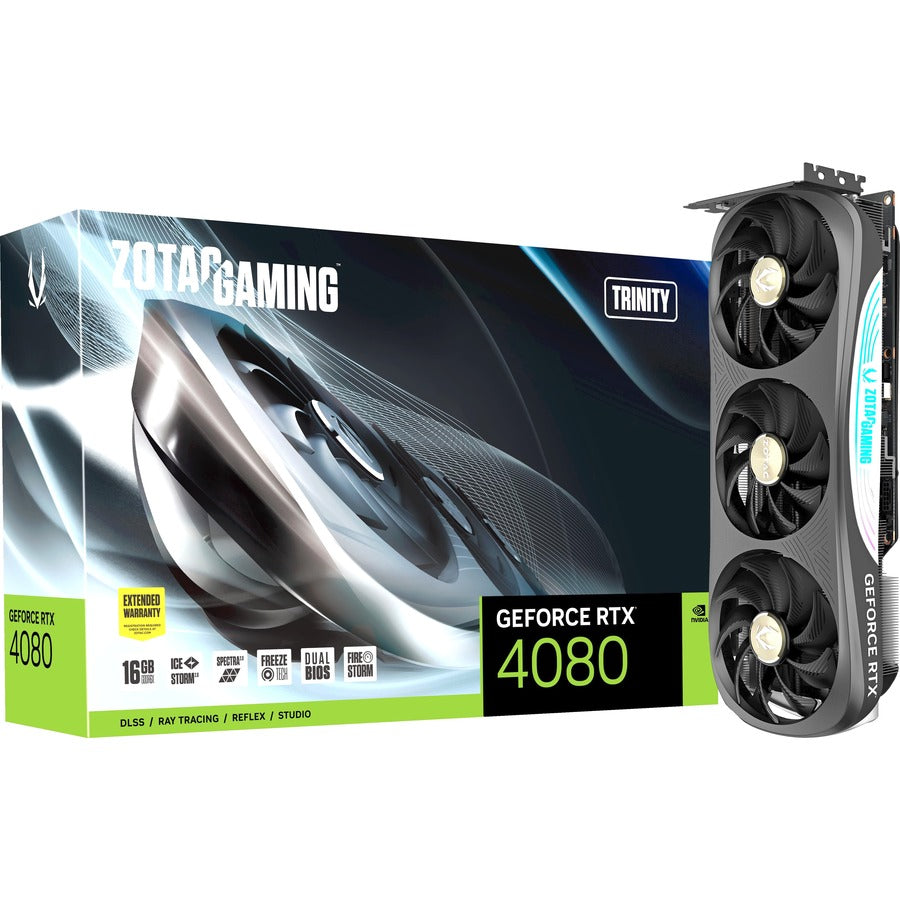 Zotac NVIDIA GeForce RTX 4080 Graphic Card - 16 GB GDDR6X ZT-D40810D-10P