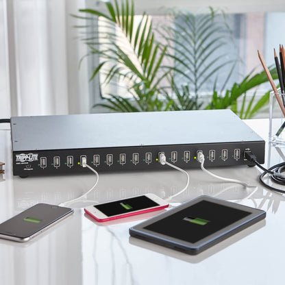 Tripp Lite 16-Port USB Sync / Charging Hub U280-016-RM