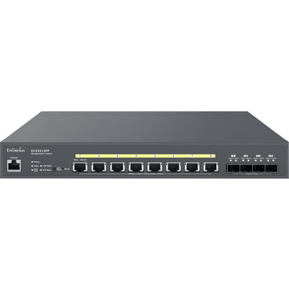 EnGenius Cloud Managed 8-Port 10 Gigabit PoE++ Switch with 4 SFP+ Ports ECS5512FP