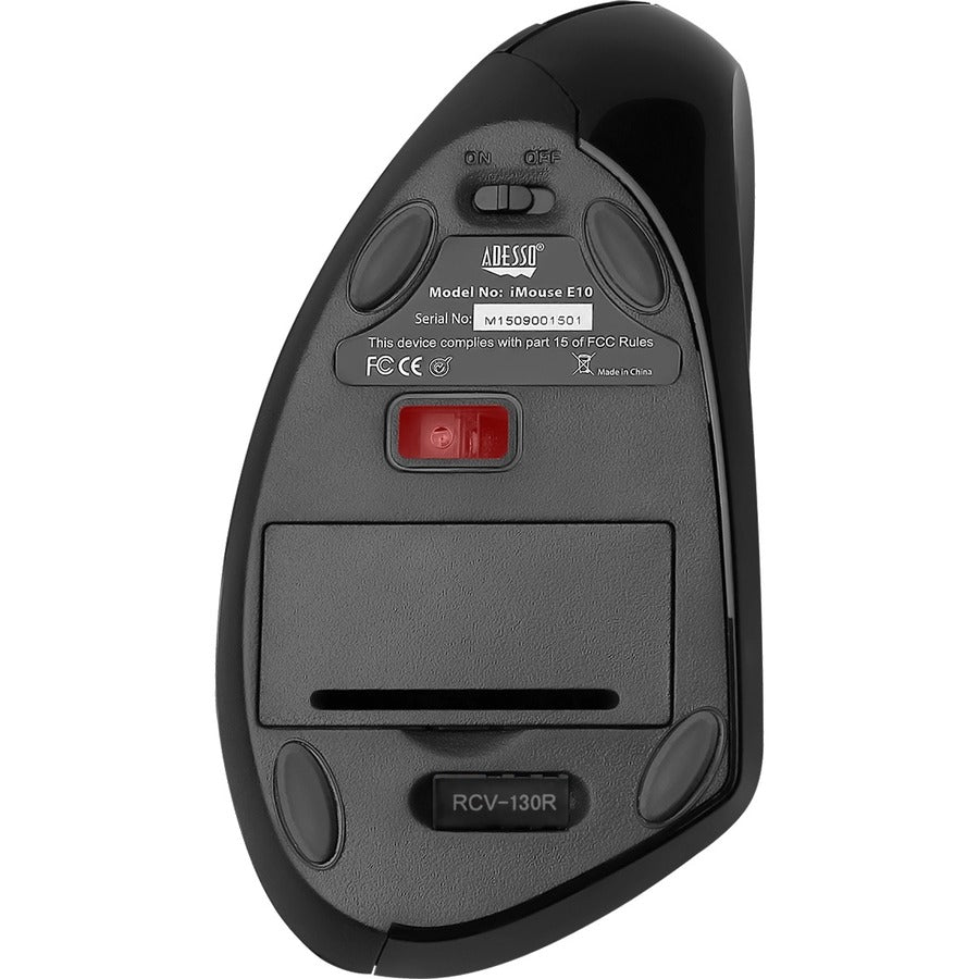 Adesso iMouse E10 2.4 GHz RF Wireless Vertical Ergonomic Mouse iMouse E10