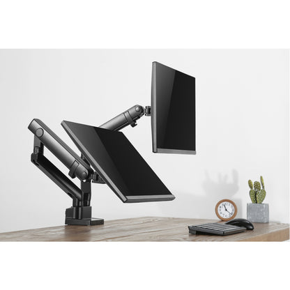 Amer Mounting Arm for Curved Screen Display, Flat Panel Display - Matte Black HYDRA2B