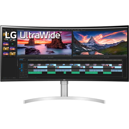 LG Ultrawide 38WN95C-W 38" UW-QHD+ Curved Screen Gaming LCD Monitor - 21:9 38WN95C-W