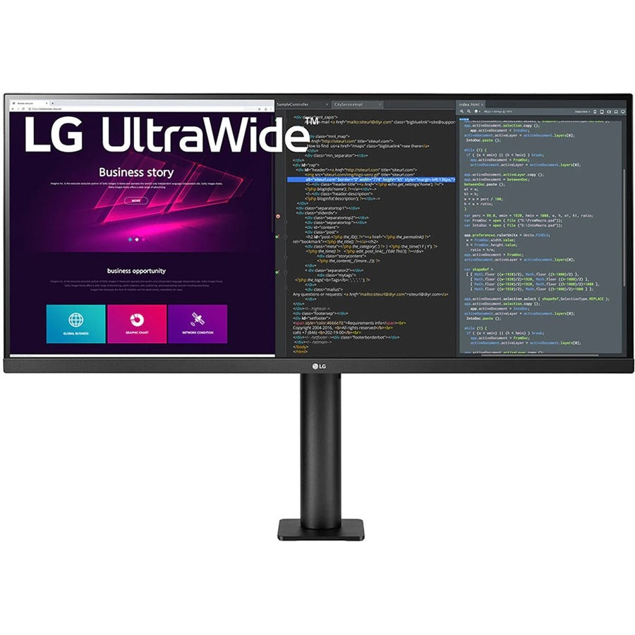 LG Ultrawide 34WN780-B 34" UW-QHD LED LCD Monitor - 21:9 - Textured Black 34WN780-B