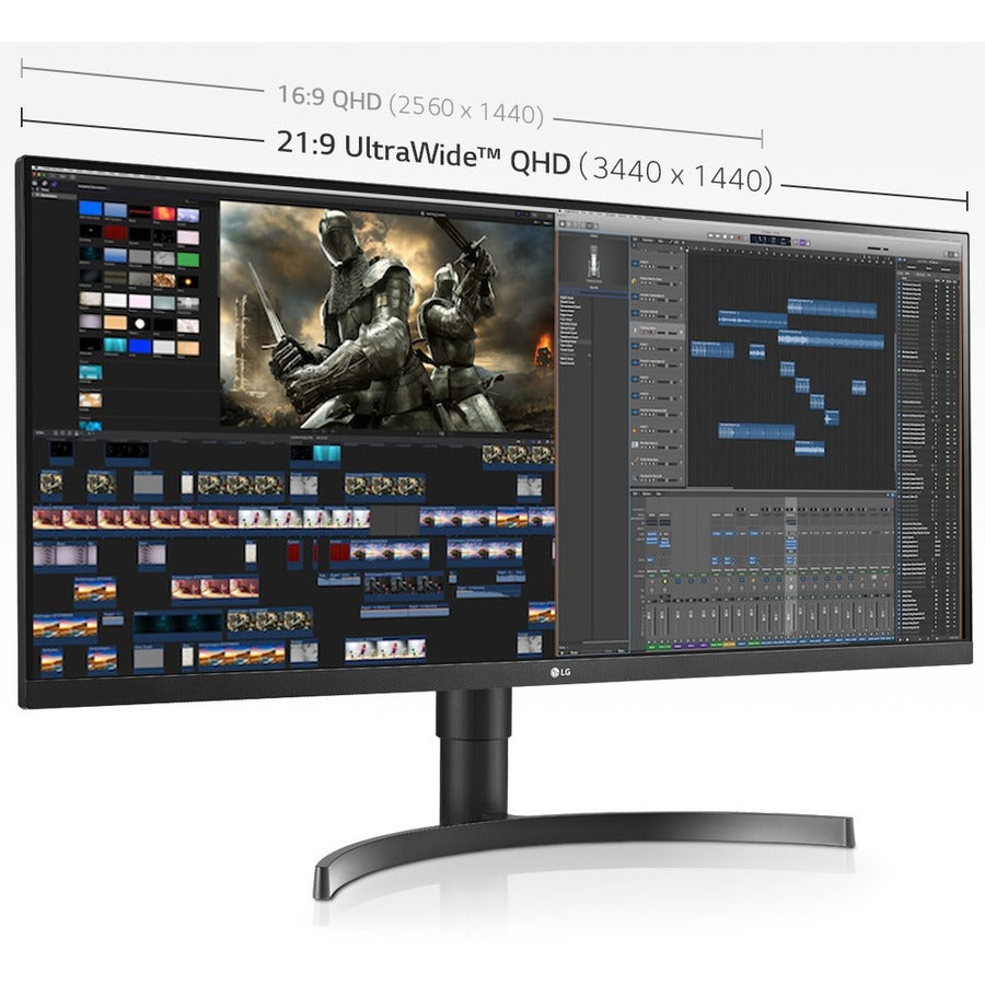 LG Ultrawide 34WN750-B 34" WQHD Gaming LCD Monitor - 21:9 34WN750-B