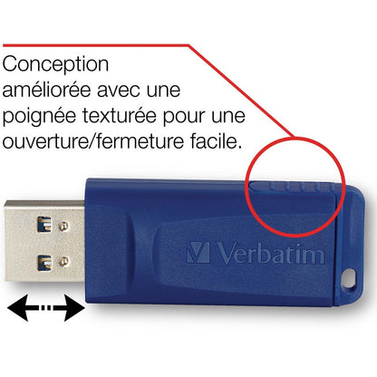 Verbatim 4GB USB Flash Drive - Blue 97087