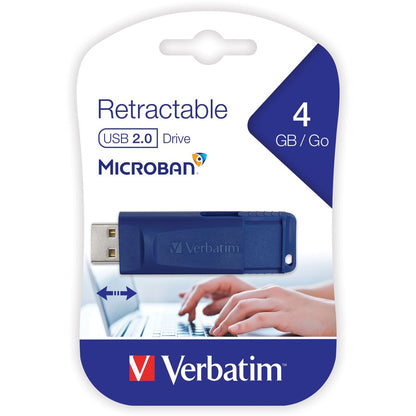 Verbatim 4GB USB Flash Drive - Blue 97087