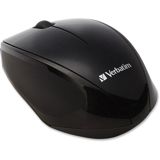 Verbatim Wireless Notebook Multi-Trac Blue LED Mouse - Black 97992