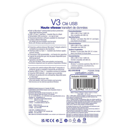 Verbatim Store 'n' Go V3 USB Drive 49174