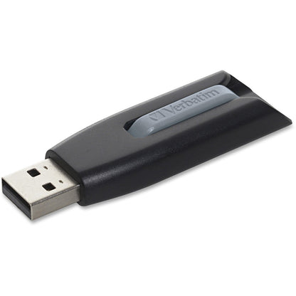 Verbatim 256GB Store 'n' Go V3 USB 3.2 Gen 1 Flash Drive - Gray 49168