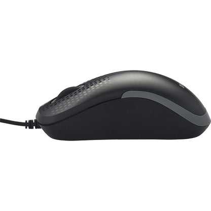 Verbatim Silent Corded Optical Mouse - Black 99790