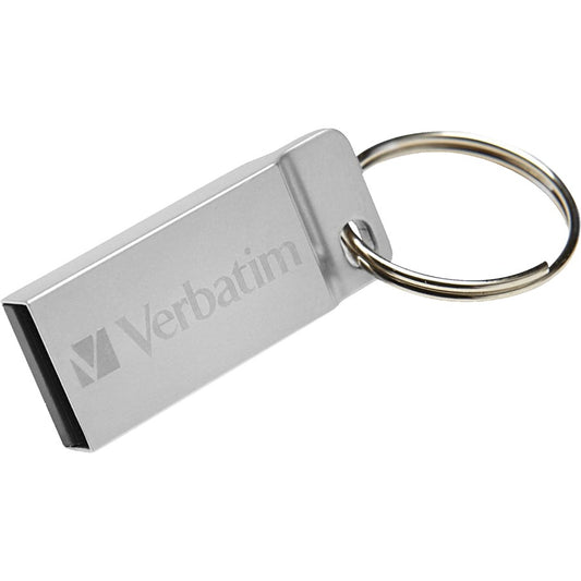 Verbatim 16GB Metal Executive USB Flash Drive - Silver 98748