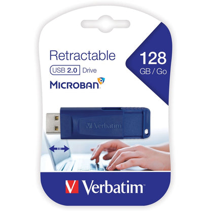 Verbatim 128GB USB Flash Drive - Blue 98659