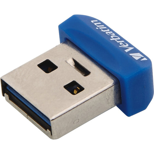 Verbatim 64GB Store 'n' Stay Nano USB 3.0 Flash Drive - Blue 98711