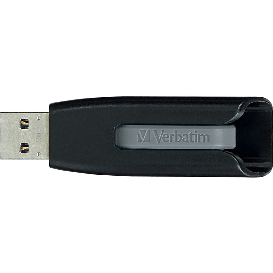 Verbatim 128GB Store 'n' Go V3 USB 3.2 Gen 1 Flash Drive - Gray 49189