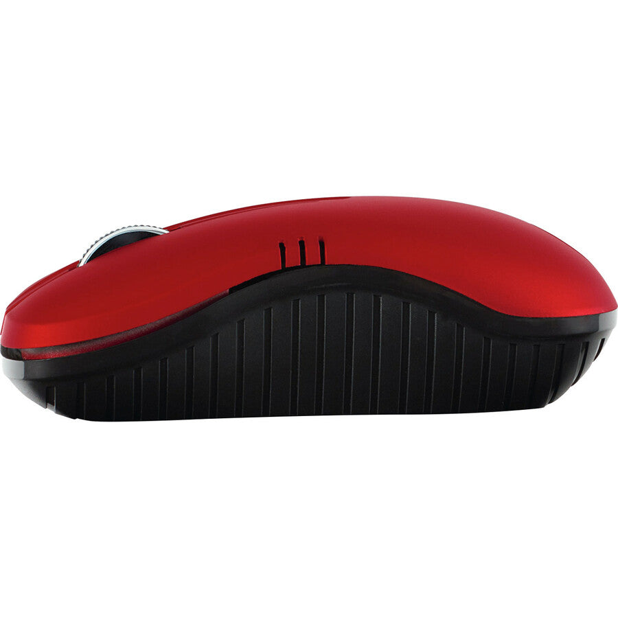 Verbatim Wireless Notebook Optical Mouse, Commuter Series - Matte Red 99767