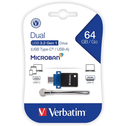 Verbatim Store 'n' Go Dual USB 3.2 Gen 1 Flash Drive 99155