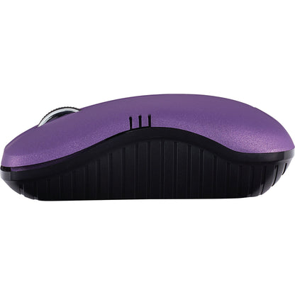 Verbatim Wireless Notebook Optical Mouse, Commuter Series - Matte Purple 99781