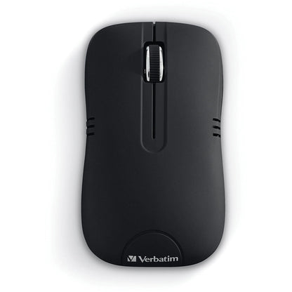 Verbatim Wireless Notebook Optical Mouse, Commuter Series - Matte Black 99765