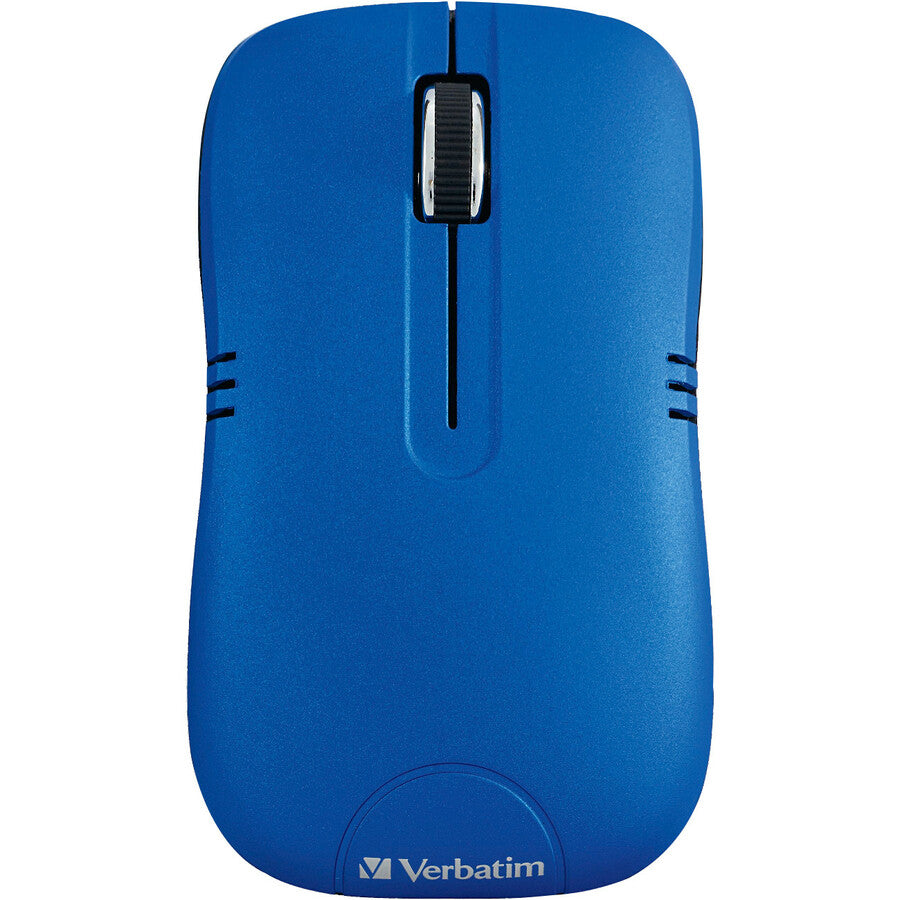 Verbatim Wireless Notebook Optical Mouse, Commuter Series - Matte Blue 99766