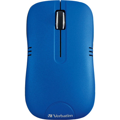 Verbatim Wireless Notebook Optical Mouse, Commuter Series - Matte Blue 99766