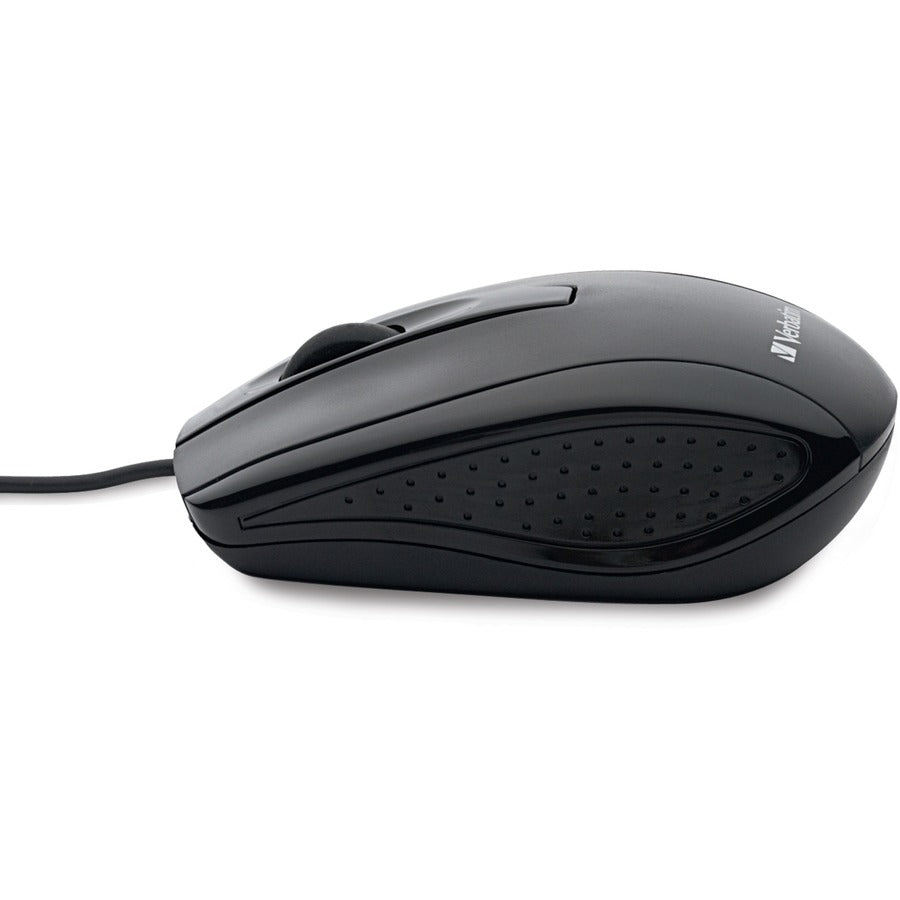 Verbatim Corded Optical Mouse - Black 70733