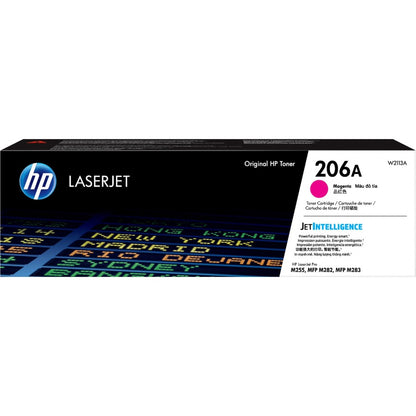 HP 206A Original Standard Yield Laser Toner Cartridge - Magenta - 1 Each W2113A