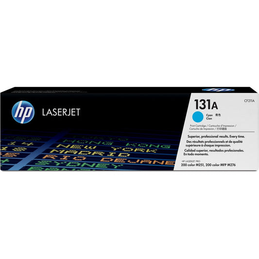 HP 131A (CF211A) Original Standard Yield Laser Toner Cartridge - Single Pack - Cyan - 1 Each CF211A