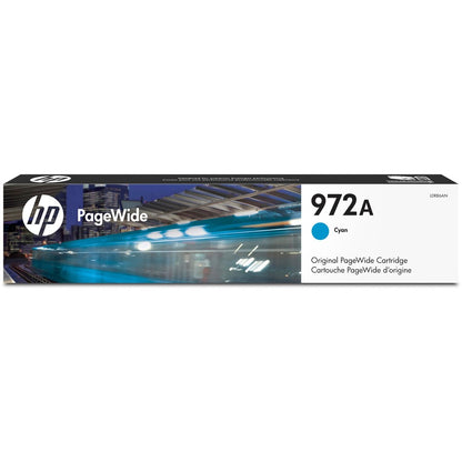 HP 972A (L0R86AN) Original Standard Yield Page Wide Ink Cartridge - Single Pack - Cyan - 1 Each L0R86AN