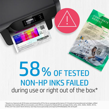 HP 972X (L0S04AN) Original High Yield Page Wide Ink Cartridge - Single Pack - Yellow - 1 Each L0S04AN