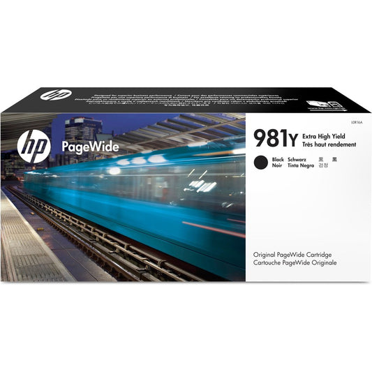 HP 981Y (L0R16A) Original Extra High Yield Page Wide Ink Cartridge - Black - 1 Each L0R16A