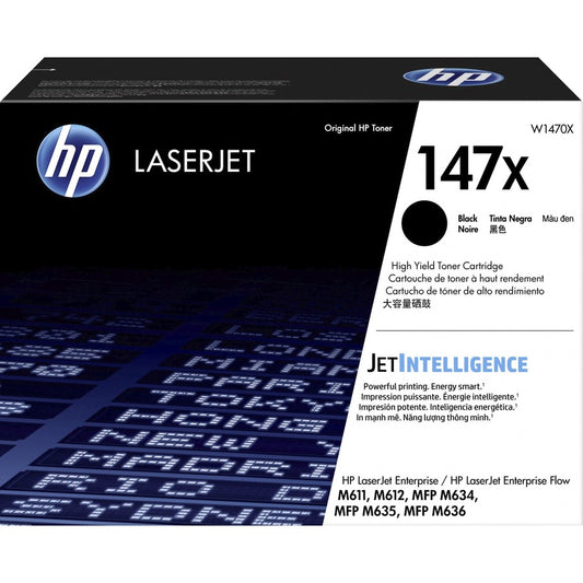 HP 147X Original High Yield Laser Toner Cartridge - Black - 1 Each W1470X