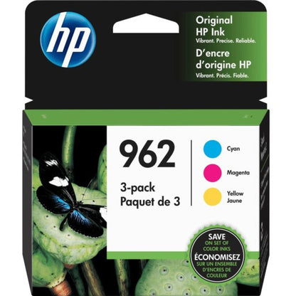 HP 962 Original Inkjet Ink Cartridge - Combo Pack - CMY - 3 Pack 3YP00AN#140