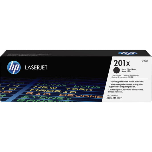 HP 201X Original High Yield Laser Toner Cartridge - Black - 1 / Pack CF400X