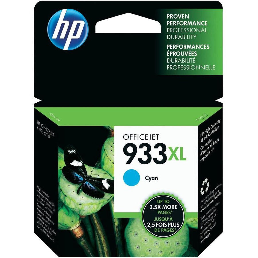 HP 933XL Original Inkjet Ink Cartridge - Cyan - 1 Pack CN054AN#140