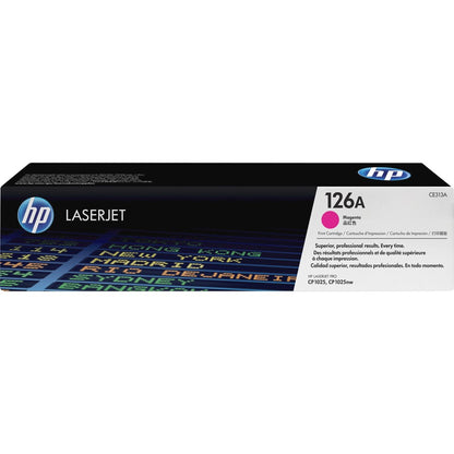 HP 126A (CE313A) Original Standard Yield Laser Toner Cartridge - Single Pack - Magenta - 1 Each CE313A