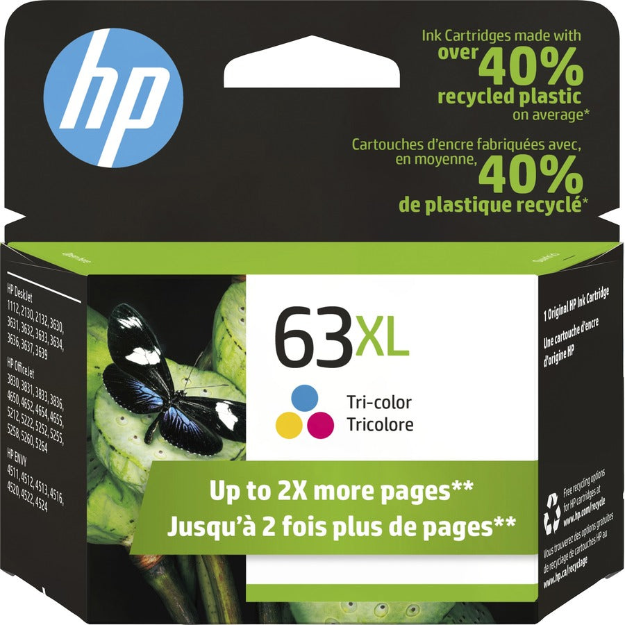 HP 63XL Original Ink Cartridge - Single Pack F6U63AN#140