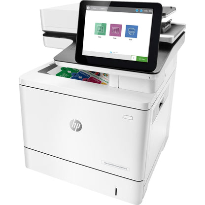 HP LaserJet M578 M578dn Laser Multifunction Printer-Color-Copier/Scanner-40 ppm Mono/Color Print-1200x1200 Print-Automatic Duplex Print-80000 Pages Monthly-650 sheets Input-Color Scanner-600 Optical Scan-Gigabit Ethernet 7ZU85A#BGJ