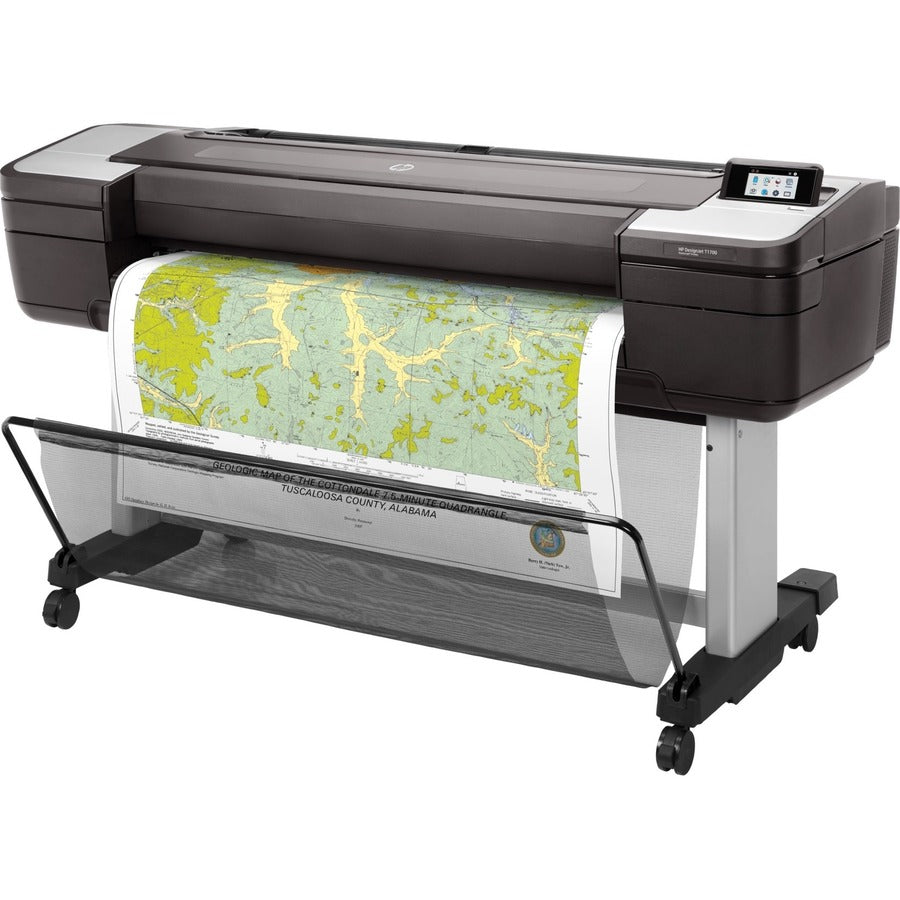 HP Designjet T1700 PostScript Inkjet Large Format Printer - 44" Print Width - Color 1VD87A#B1K