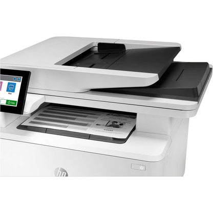 HP LaserJet M430f Laser Multifunction Printer-Monochrome-Copier/Fax/Scanner-42 ppm Mono Print-1200x1200 Print-Automatic Duplex Print-100000 Pages Monthly-350 sheets Input-Color Scanner-600 Optical Scan-Monochrome Fax-Gigabit Ethernet 3PZ55A#BGJ