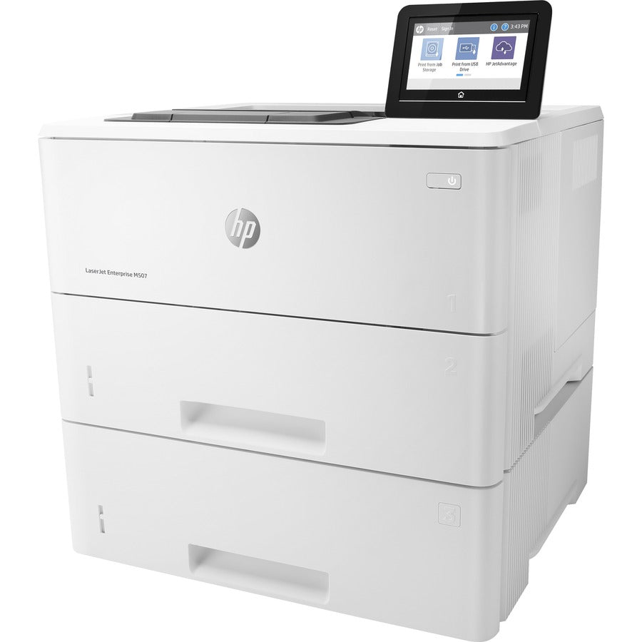 HP LaserJet Enterprise M507 M507x Desktop Laser Printer - Monochrome 1PV88A#BGJ