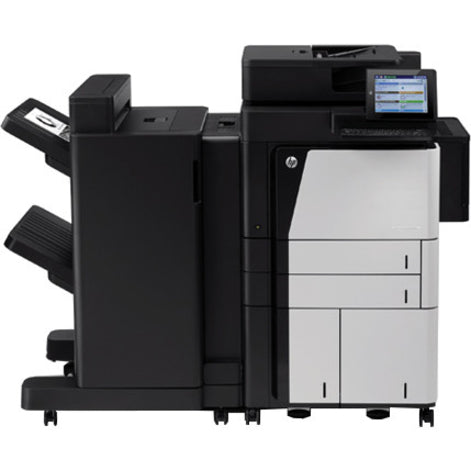 HP LaserJet M830Z Laser Multifunction Printer-Monochrome-Copier/Fax/Scanner-55 ppm Mono Print-1200 Print-Automatic Duplex Print-300000 Pages Monthly-4600 sheets Input-Color Scanner-600 Optical Scan-Monochrome Fax-Gigabit Ethernet Ethernet D7P68A#BGJ