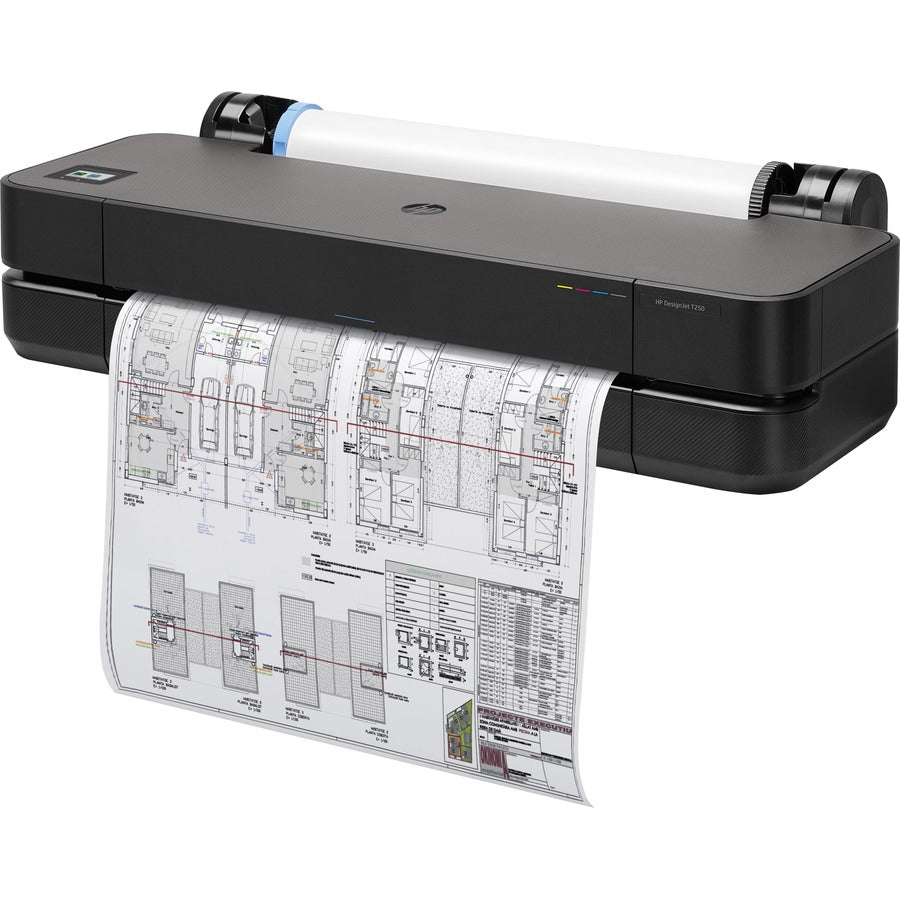 HP Designjet T250 A1 Inkjet Large Format Printer - 24" Print Width - Color 5HB06H#B1K