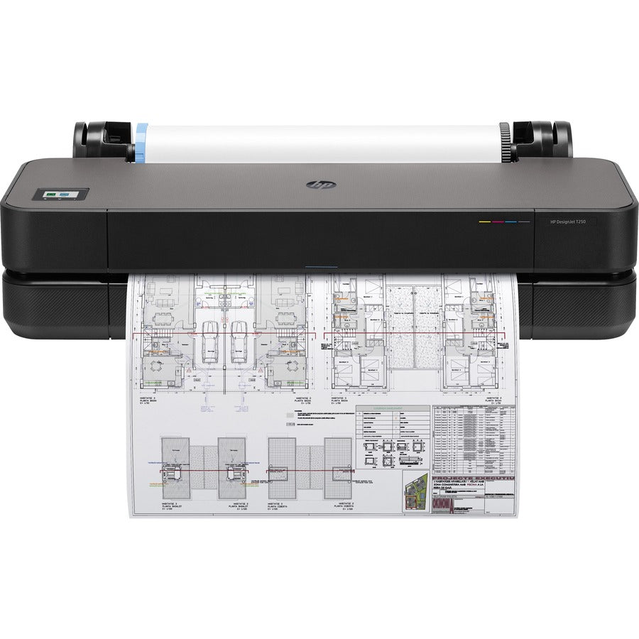 HP Designjet T250 A1 Inkjet Large Format Printer - 24" Print Width - Color 5HB06H#B1K