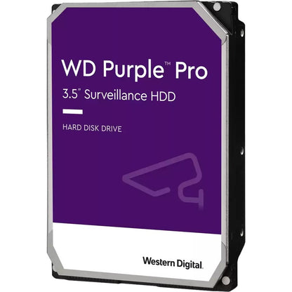 WD Purple Pro WD8001PURP 8 TB Hard Drive - 3.5" Internal - SATA (SATA/600) - Conventional Magnetic Recording (CMR) Method WD8001PURP