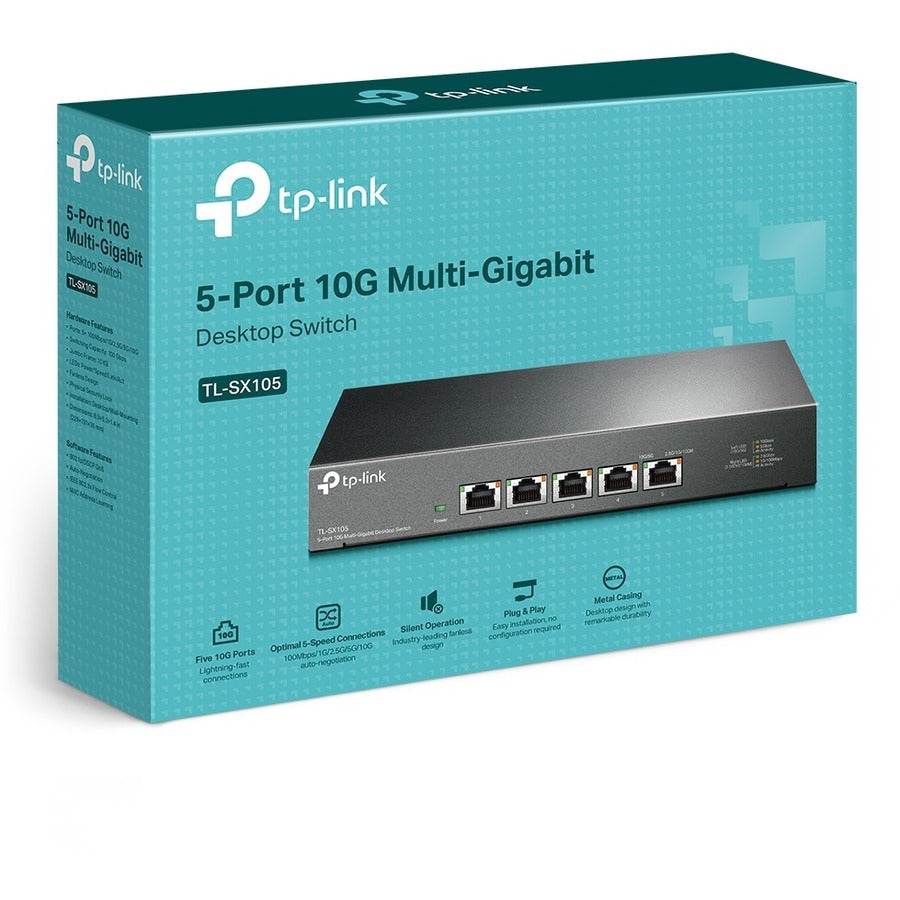 TP-Link 10G Multi-Gigabit Unmanaged Switch TL-SX105