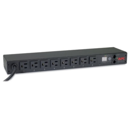 APC by Schneider Electric Rack PDU, Metered, 1U, 15A, 100/120V, (8) 5-15 AP7800B