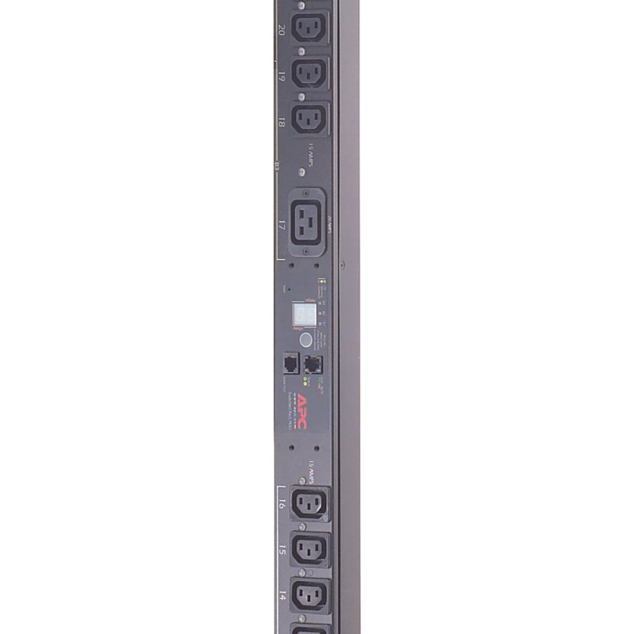 APC by Schneider Electric Rack PDU, Switched, Zero U,12.5kW,208V,(21)C13&(3)C19; 10' Cord AP7998B