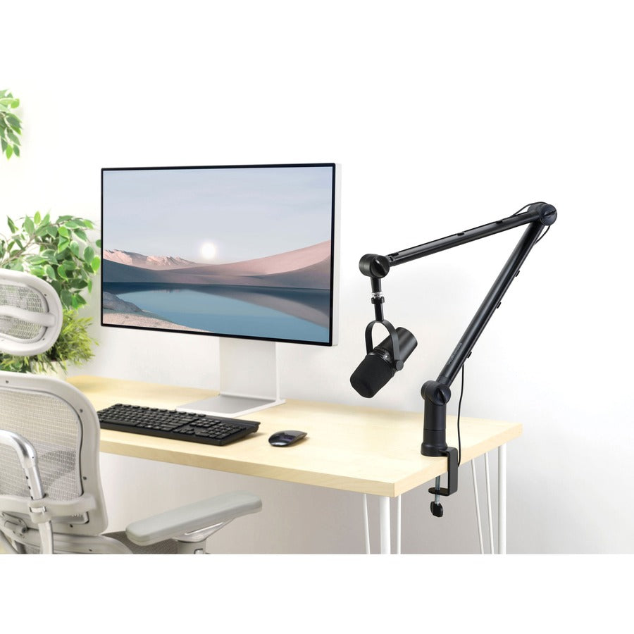 Kensington A1020 Mounting Arm for Microphone, Webcam, Light, Video Conferencing System, Camera, Ring Light K87652WW