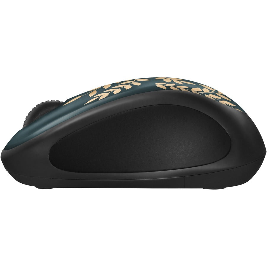 Logitech Design Collection Limited Edition Wireless Mouse with Colorful Designs - USB Unifying Receiver, 12 months AA Battery Life, Portable & Lightweight, Easy Plug & Play with Universal Compatibility - GOLDEN GARDEN 910-006117